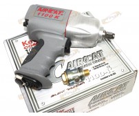 AIRCAT 1100-K 1/2" Twin Clutch Kevlar Composite Air Impact Wrench Gun Mini Oiler
